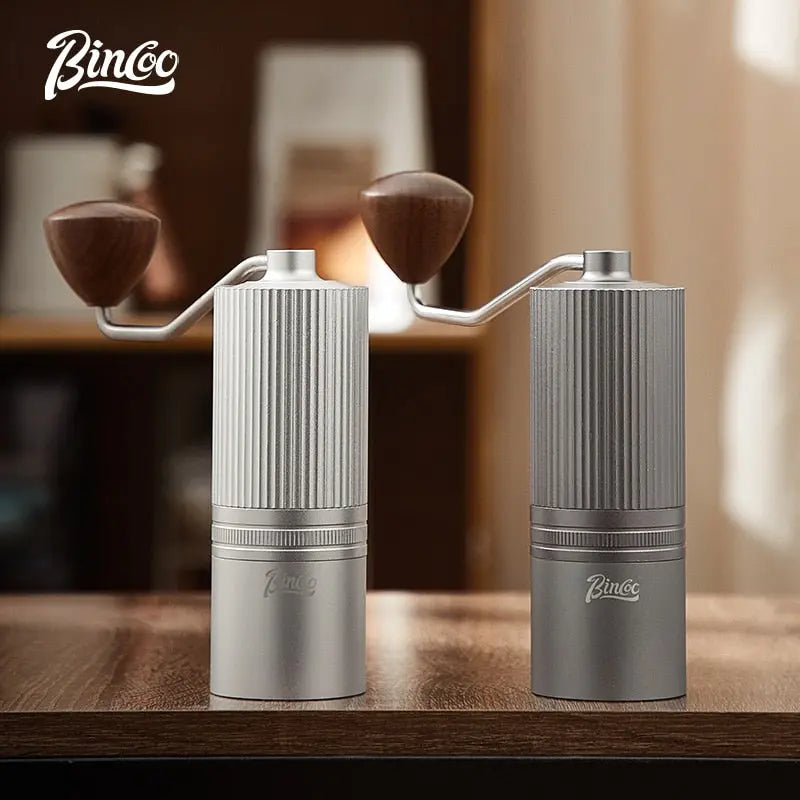 Stainless steel outlet manual coffee grinder