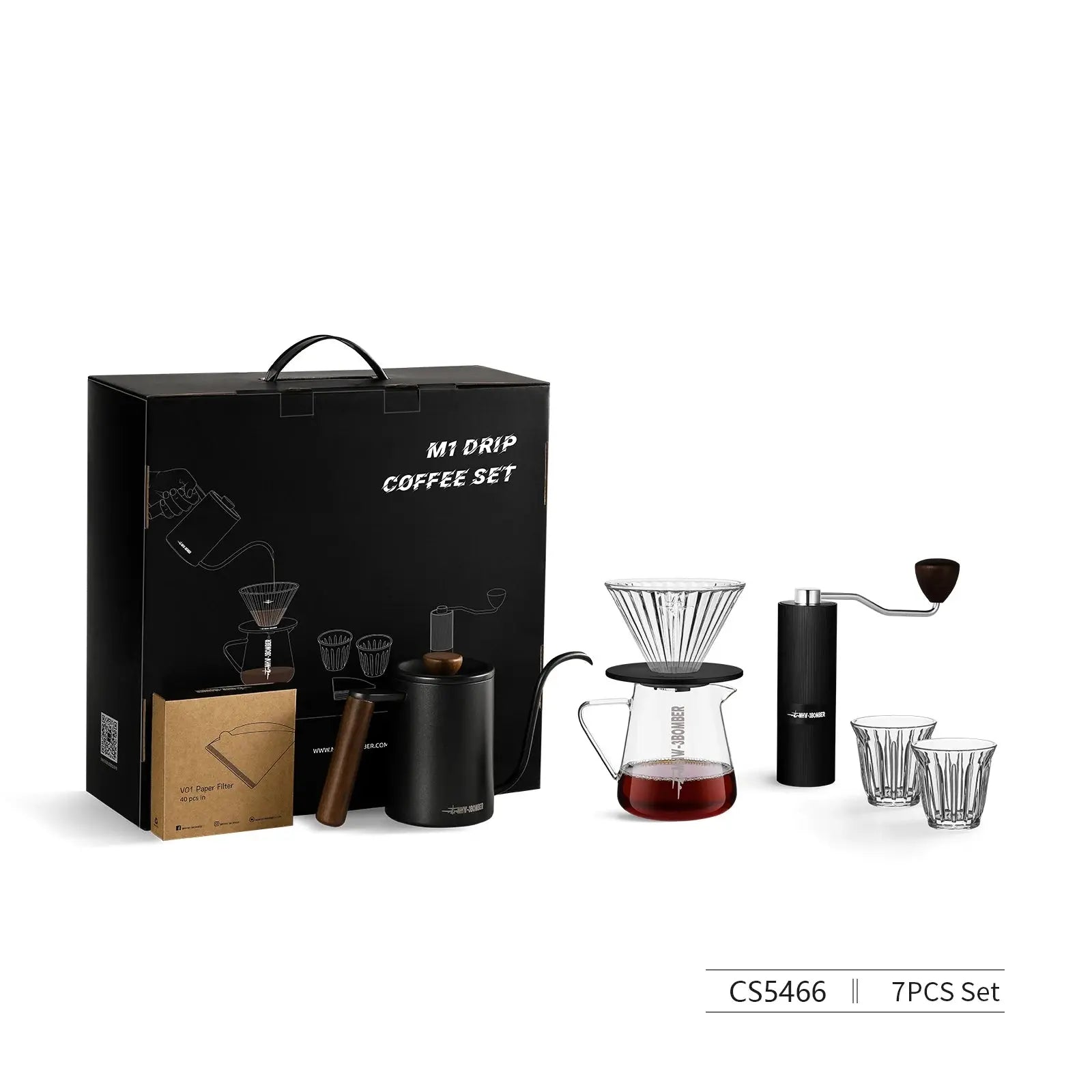 Deluxe Hand Brewed Pour Over Coffee Set