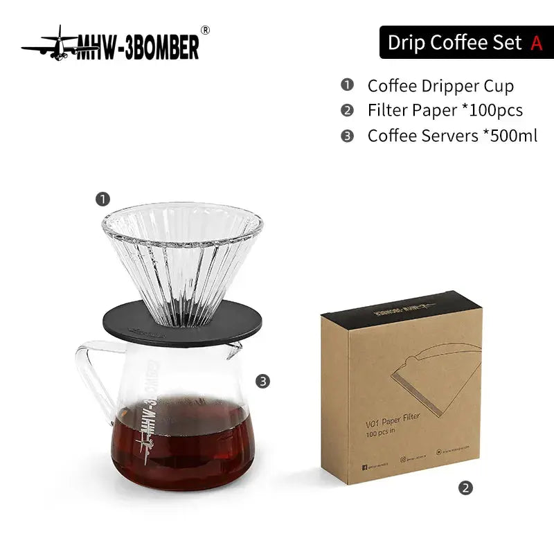 MHW-3BOMBER Pour Over Coffee Set