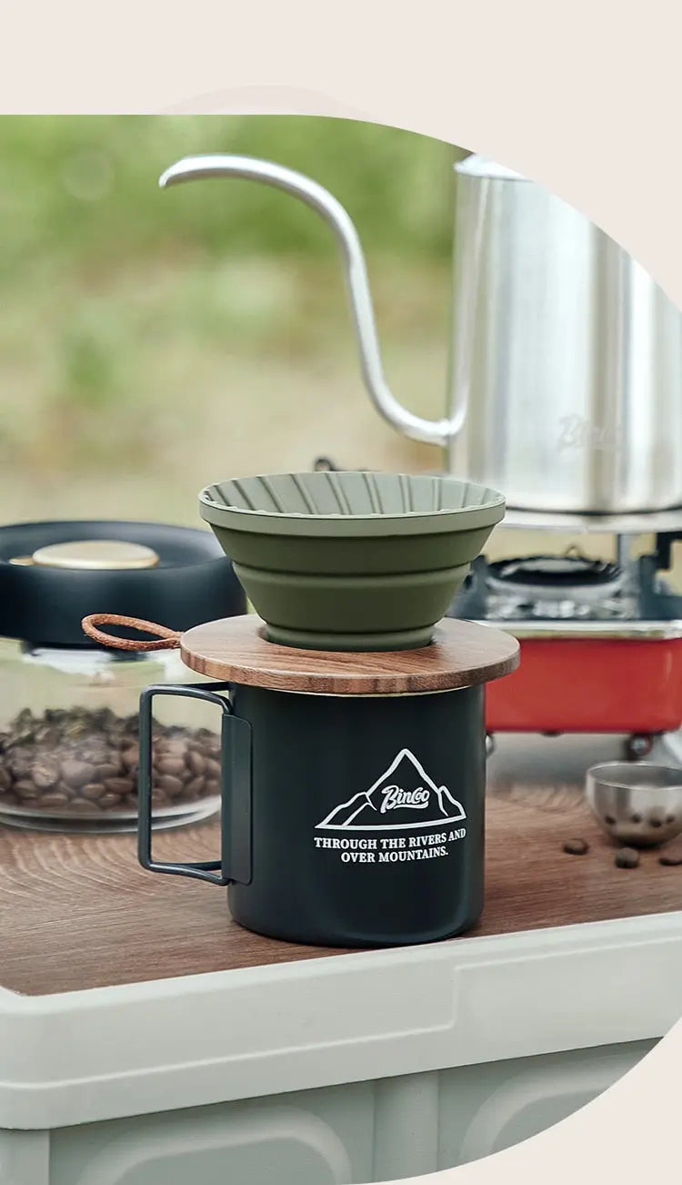 Pour Over Coffee Camping Set Bincoo