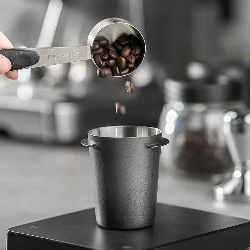 Coffee Dosing Cup bean & steam