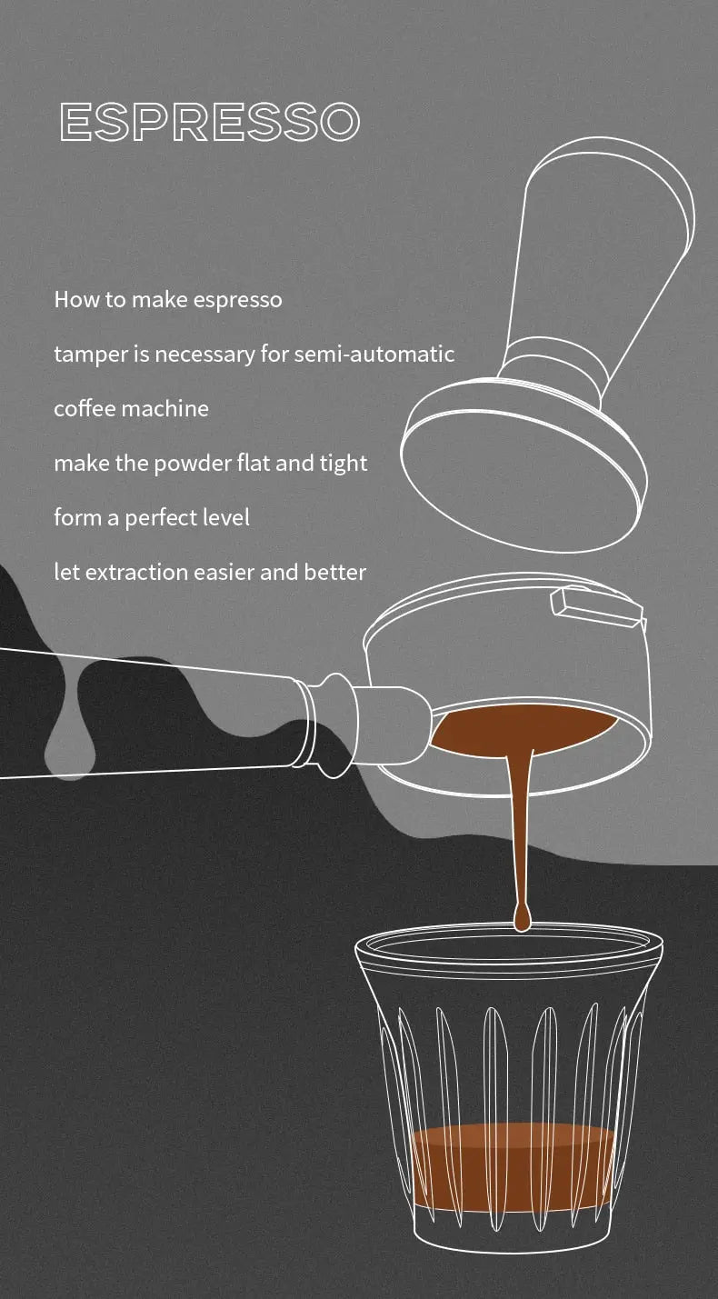 Professional Espresso Coffee Tamper 58.35mm MHW-3BOMBER