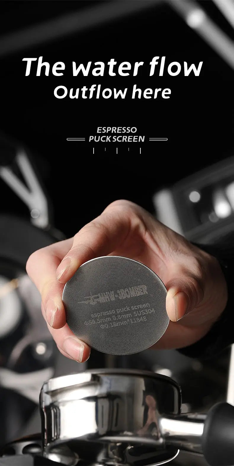 Espresso Coffee Puck Screen MHW-3BOMBER